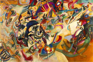 Composition VII målad 1913 av Wassily Kandinsky