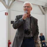 Utställning i ronneby kulturcentrum Bo Johnér talar
